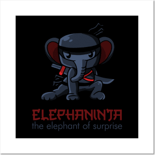 Elephaninja - The Elephant of Surprise Posters and Art